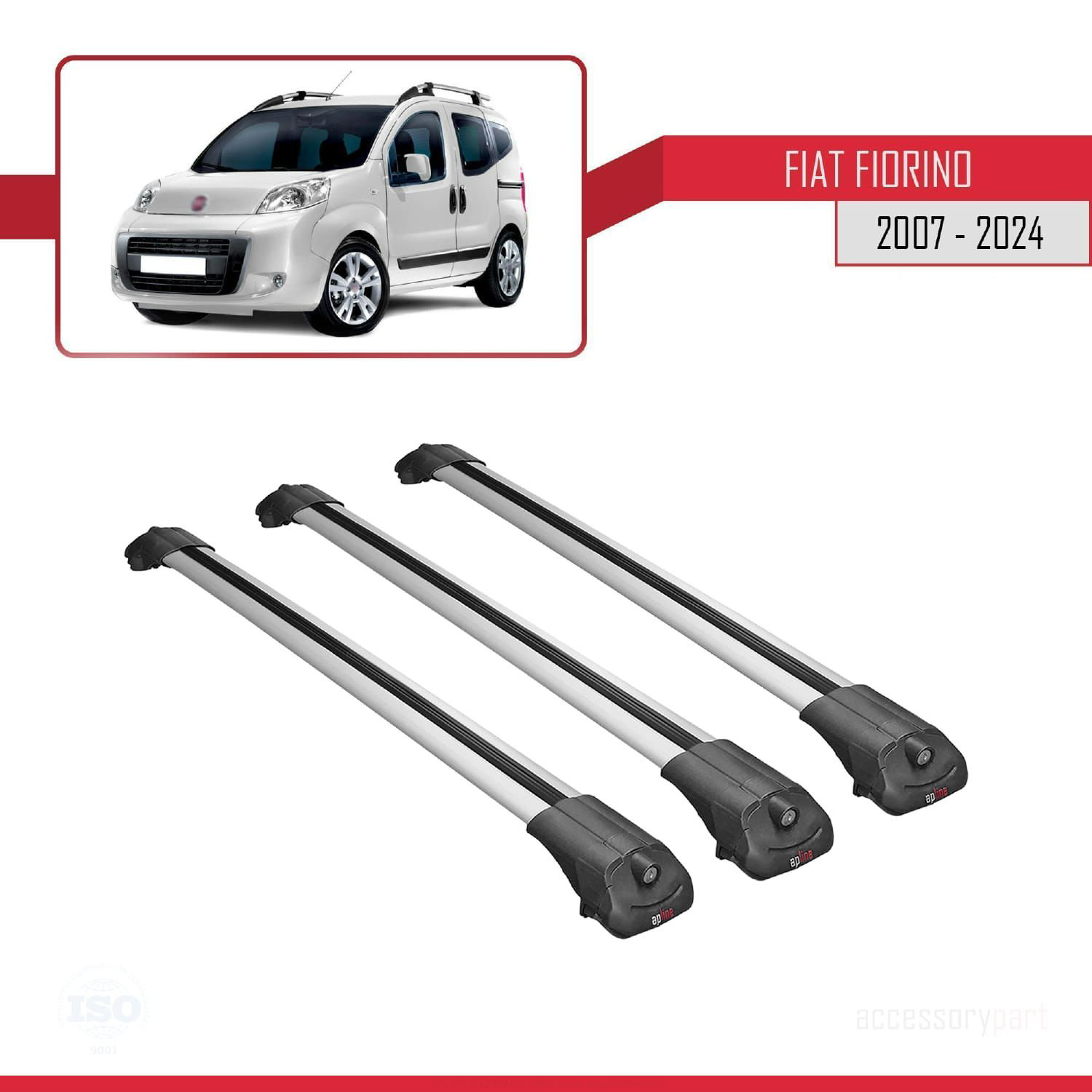 Fiat Fiorino 2007 ve Sonrası ile uyumlu ACE-1 Ara Atkı Tavan Barı