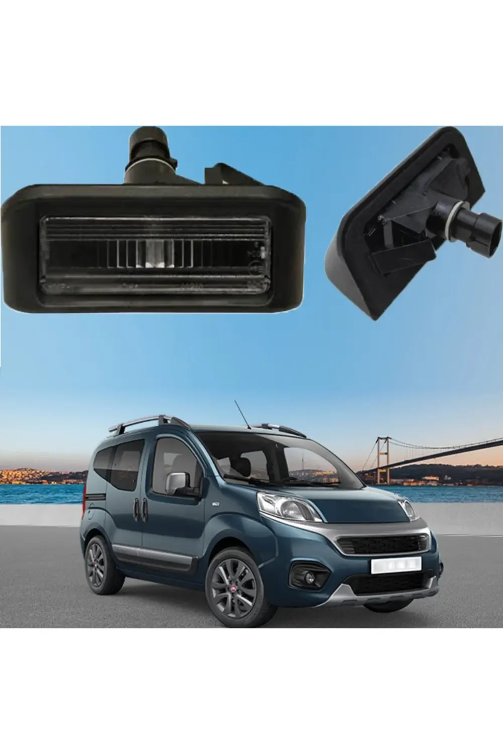 Fiat Fiorino Citroen Nemo Peugeot Bipper Plaka Lambası