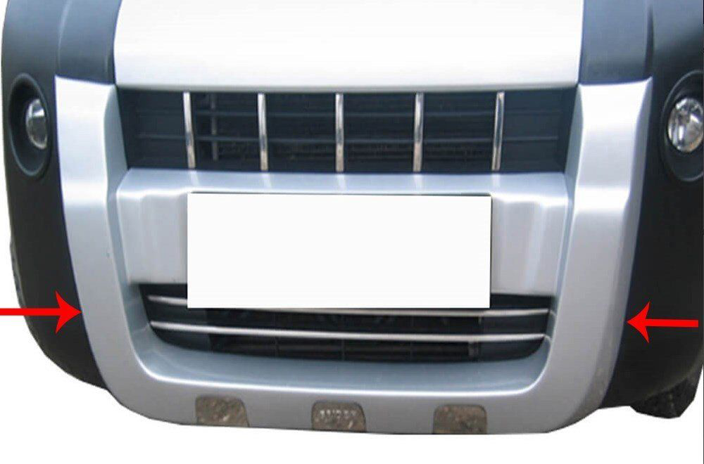 Fiat Fiorino Uyumlu Ön Koruma (Kromlu) Fiber 2008 Ve Sonrası