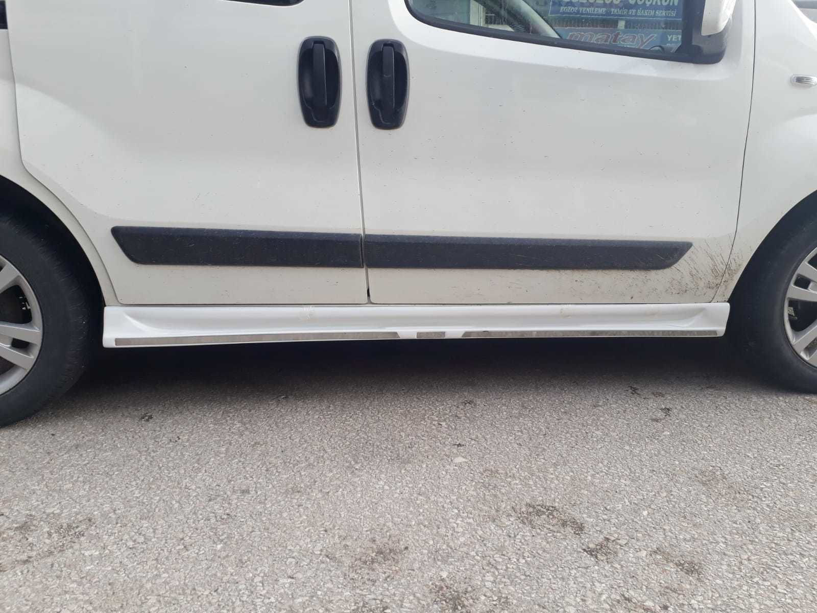 Fiat Fiorino Uyumlu Yan Marşpiyel Nikelajlı Model Boyalı