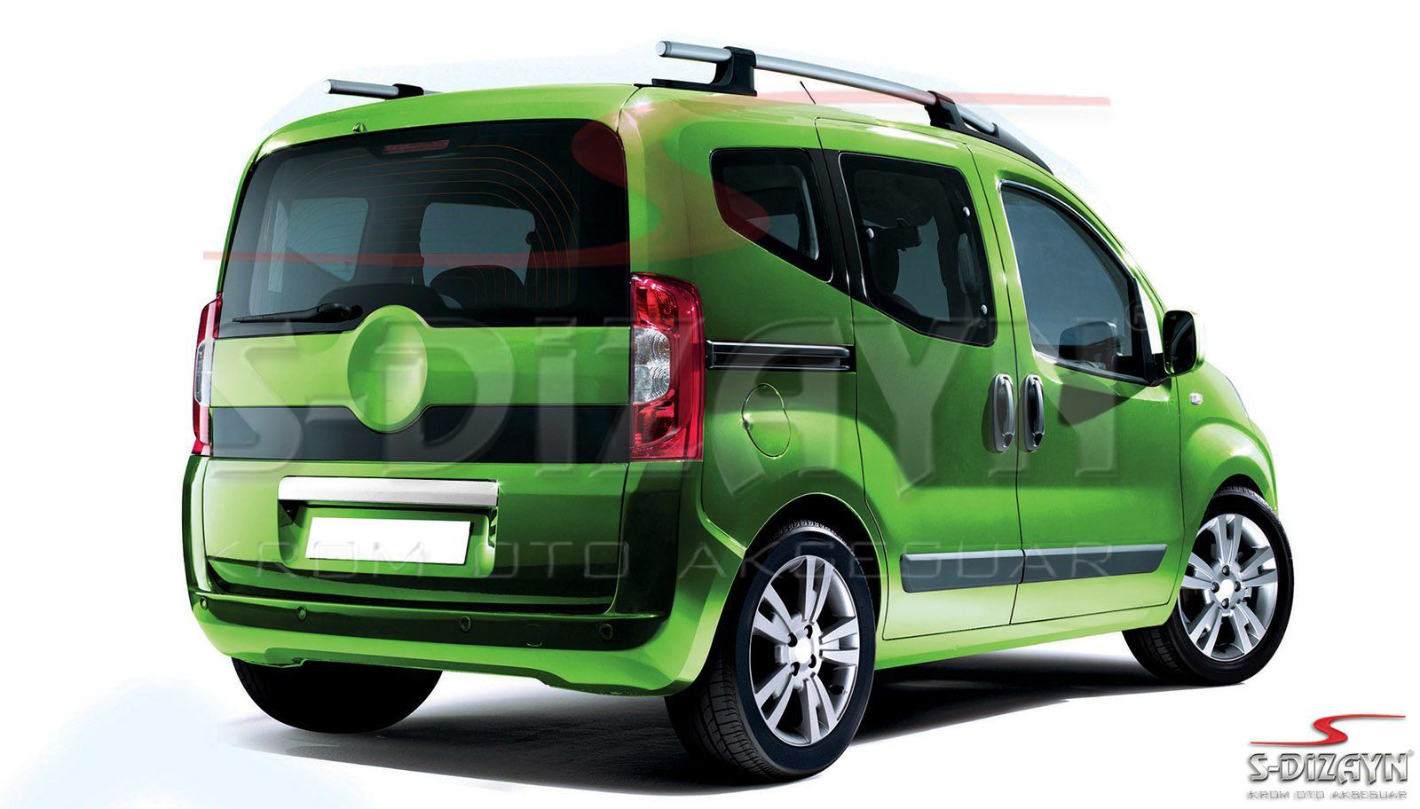 Fiat Fiorino Uyumlu Krom Bagaj Çıtası 2008 Üzeri (Tek Kapılı)