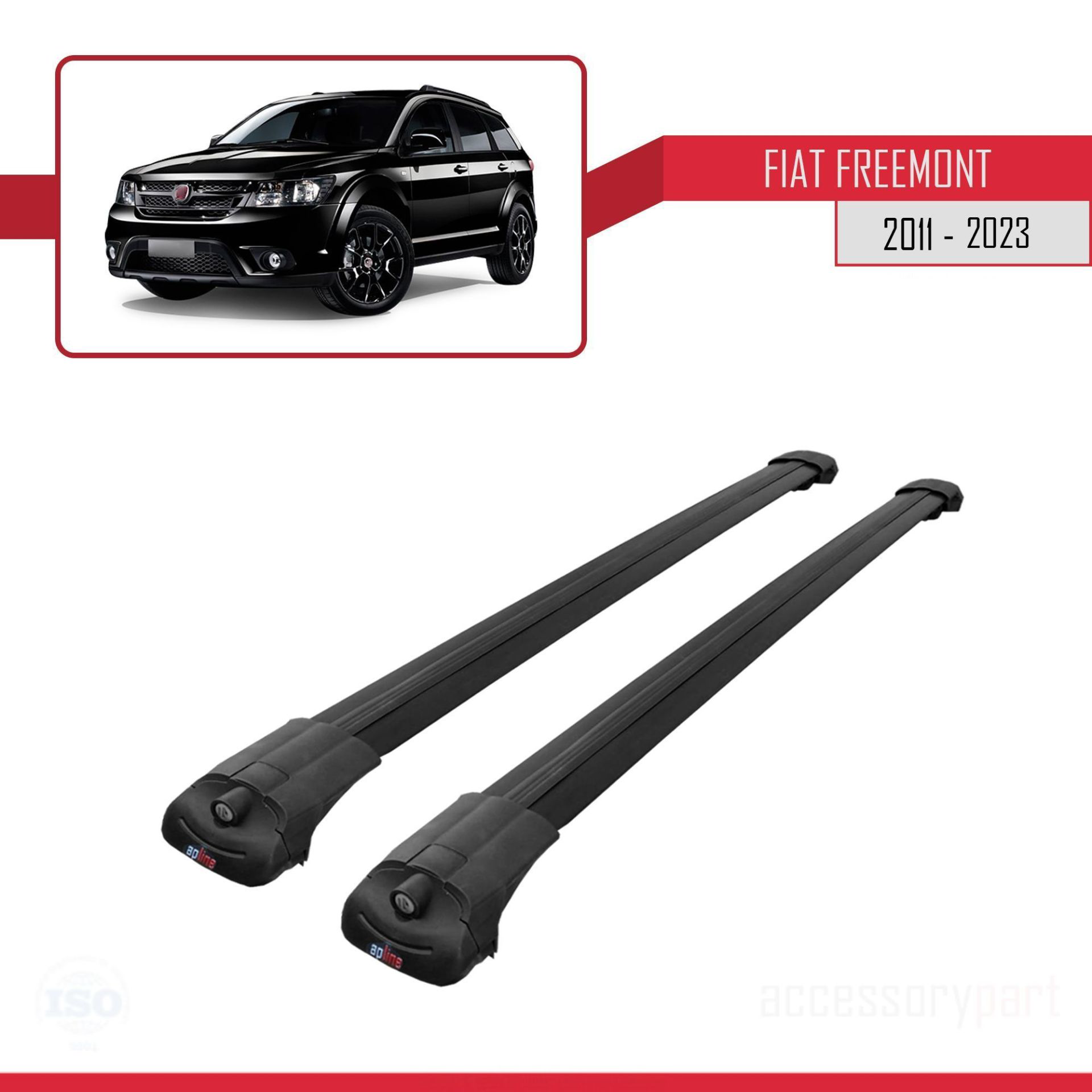 Fiat Freemont 2011-2015 Arası ile uyumlu ACE-1 Ara Atkı Tavan Bar