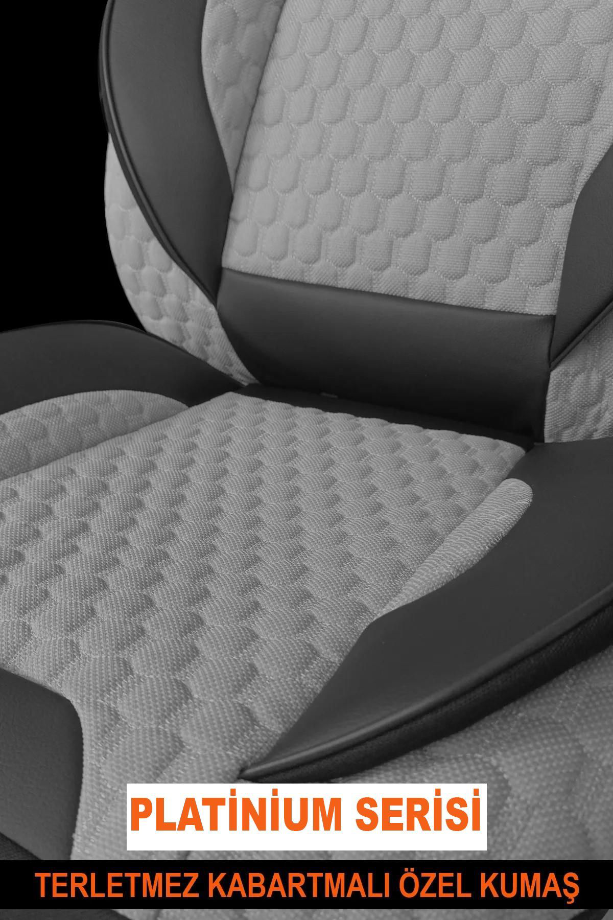 FIAT GRANDE PUNTO 2006-2009Uyumlu Oto Koltuk Kılıfı Platinium Ser