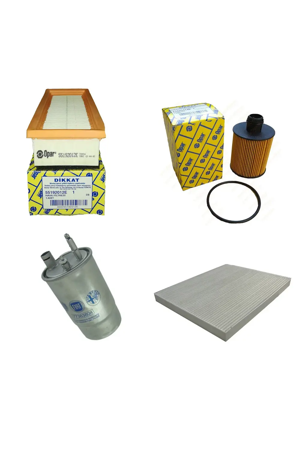 Fiat Grande Punto- 1.3 Jtd Filtre Bakım Seti 83 Bg Model 2010-201