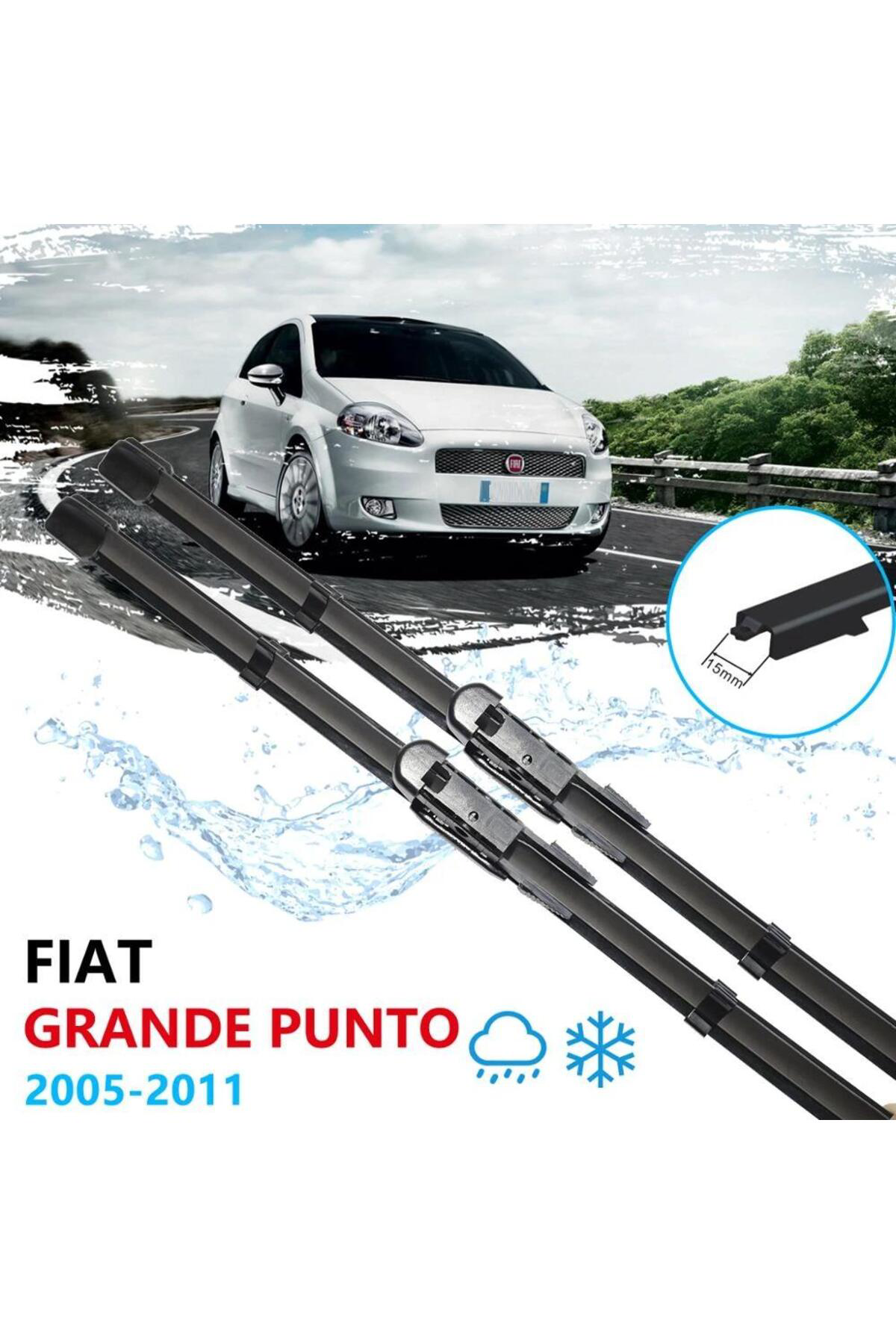 Fiat Grande Punto Ön Cam Muz Silecek Takımı 2005--2011 Uyumlu