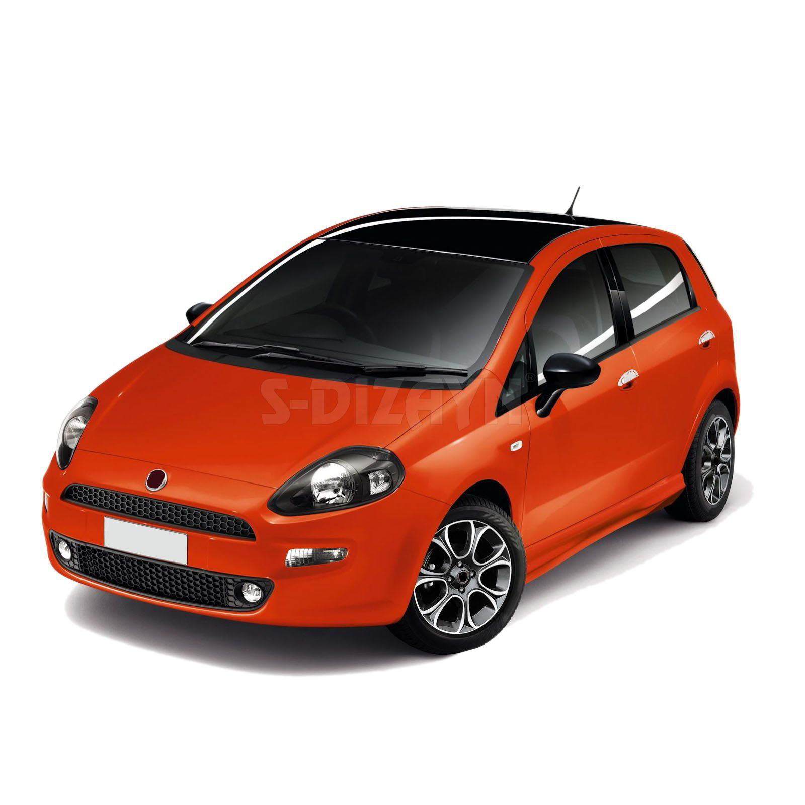 Fiat Grande Uyumlu Punto Krom Kapı Kolu 4 Kapı 8 Parça 2006 Üzeri