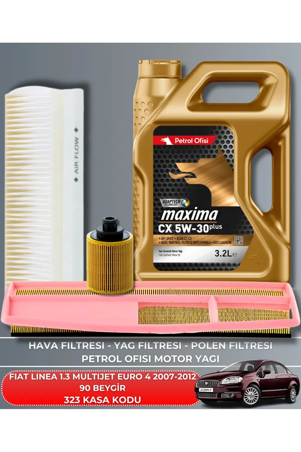 FIAT LINEA 1.3 MULTIJET EURO 4 2007-2008-2009-2010-2011-2012 90 B