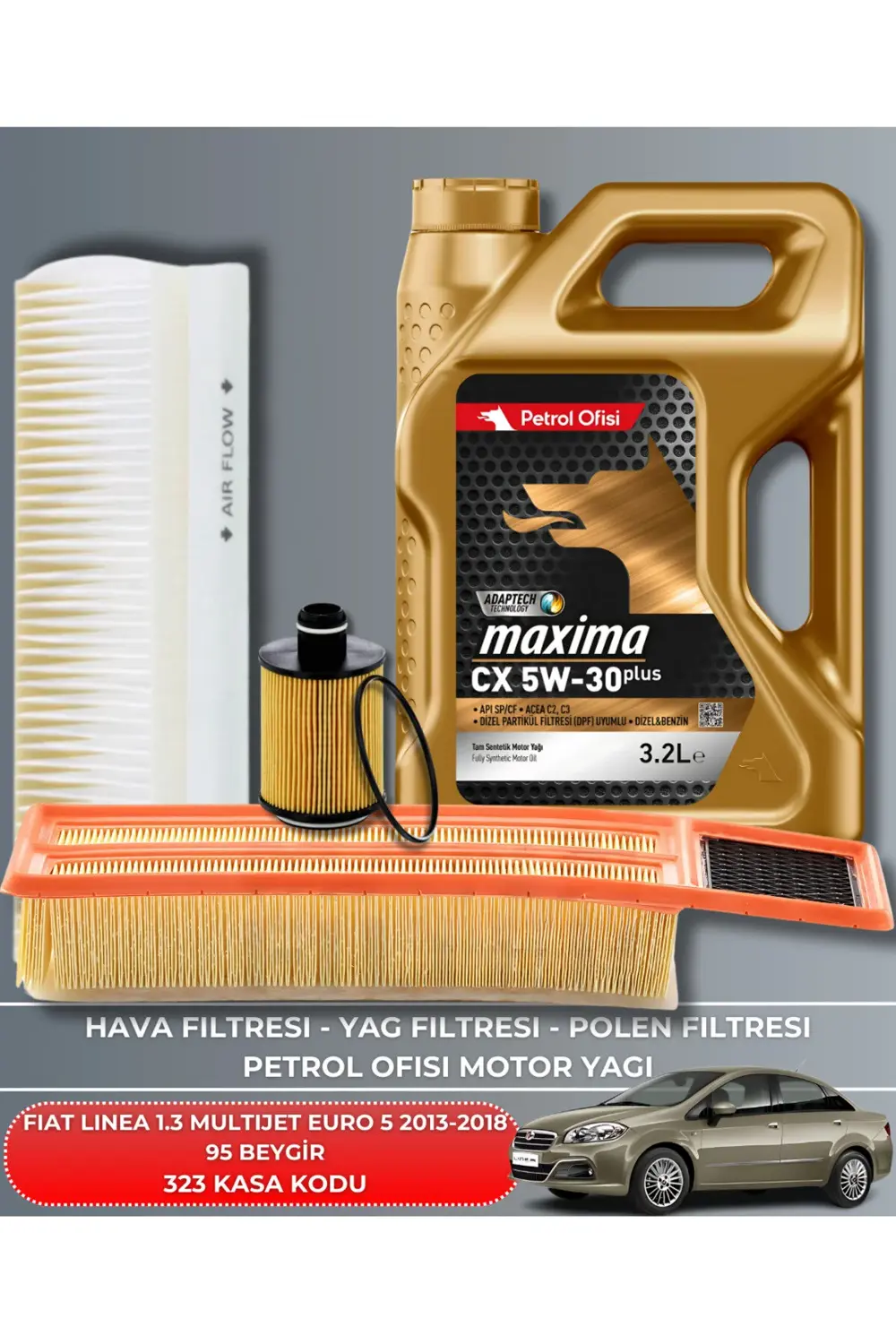 FIAT LINEA 1.3 MULTIJET EURO 5 2013-2014-2015-2016-2017-2018 95 B