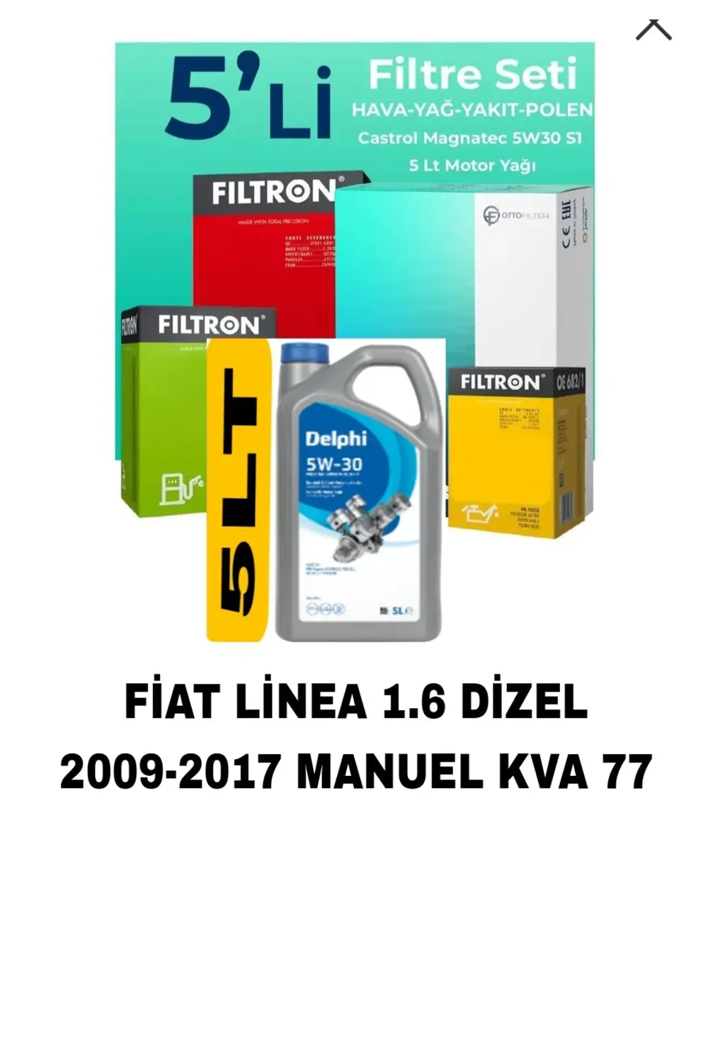 FİAT LİNEA 1.6 DİZEL +DELPHİ 5W30 5LT 2025 URETİM