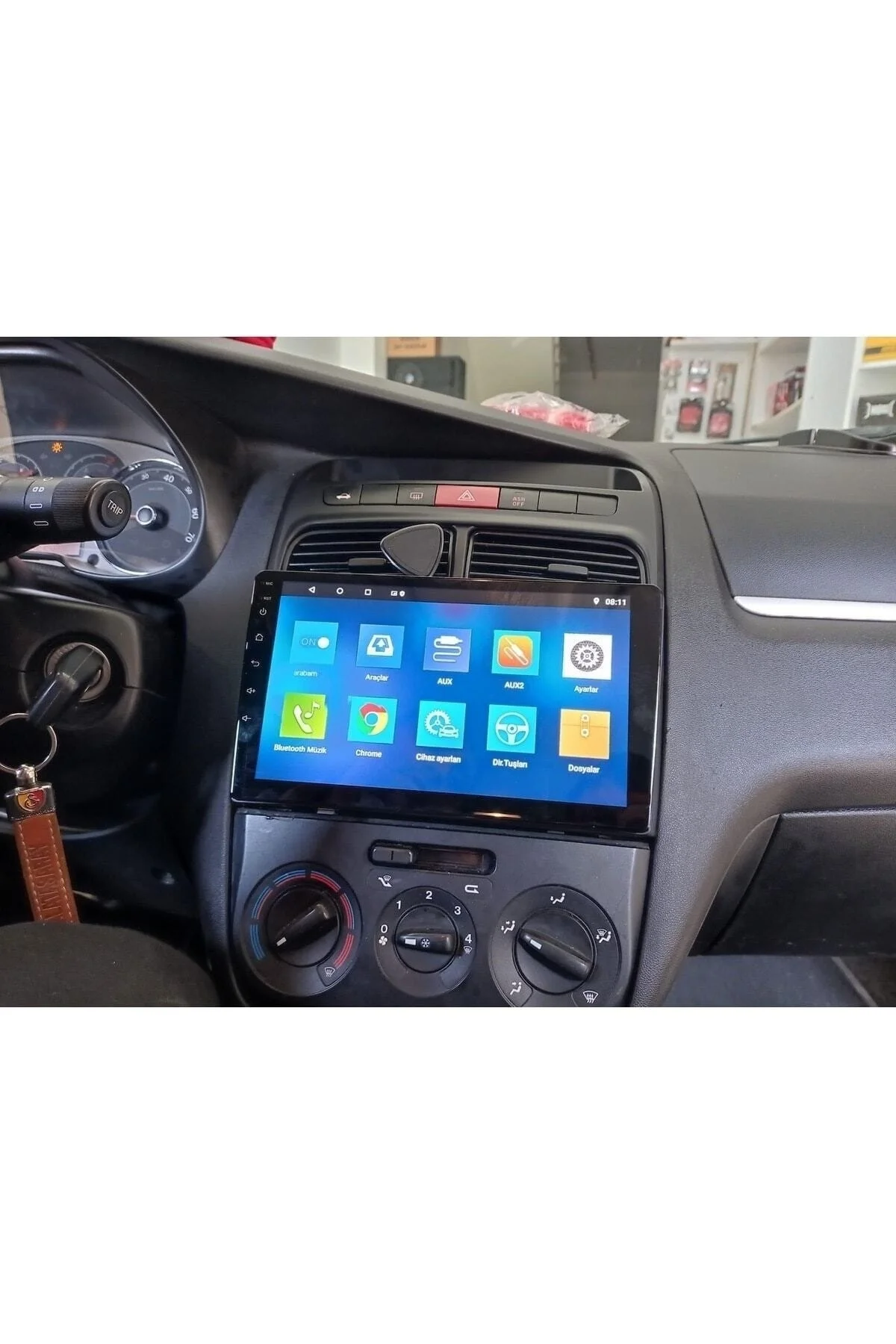 FİAT LİNEA ANDROİD 4rem 64 hafıza MULTİMEDYA CARPLAY-KAMERA-IPS EKRAN Uyumlu