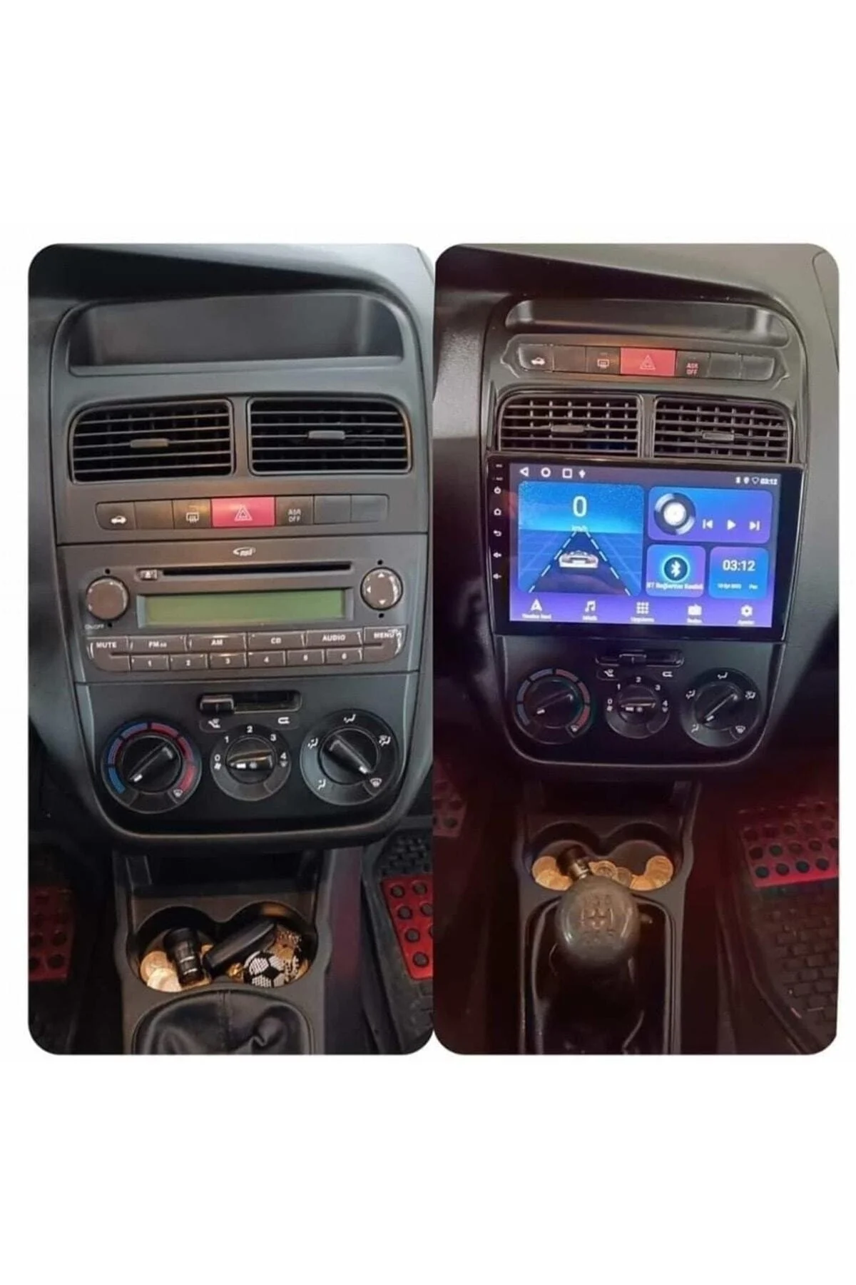 FİAT LİNEA ANDROİD 4rem 64 hafıza MULTİMEDYA CARPLAY-KAMERA-IPS EKRAN Uyumlu
