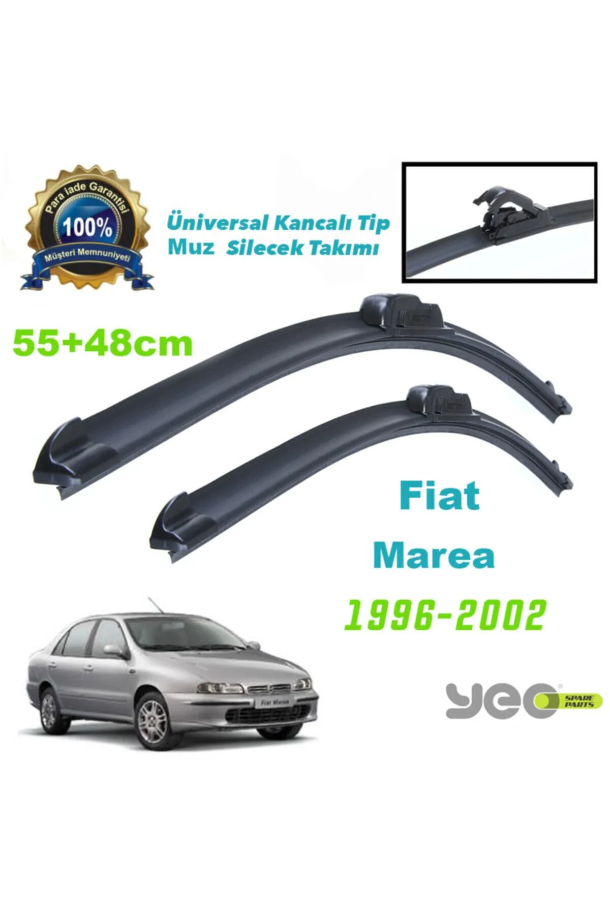 Fiat Marea Aeroflex Muz Silecek Takımı 1996-2002