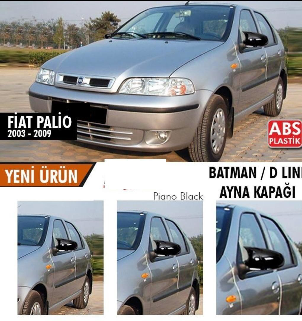 Fiat Palio Uyumlu (2003-2009) Batman Yarasa Ayna Kapağı (Parlak S