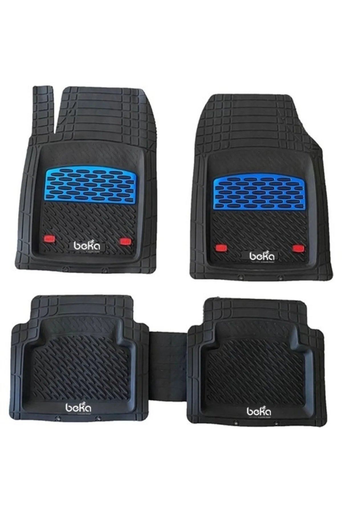 Fiat Punto 2021 UYUMLU HAVUZLU ÜNIVERSAL MAXİ PASPAS MAVİ - SİYAH