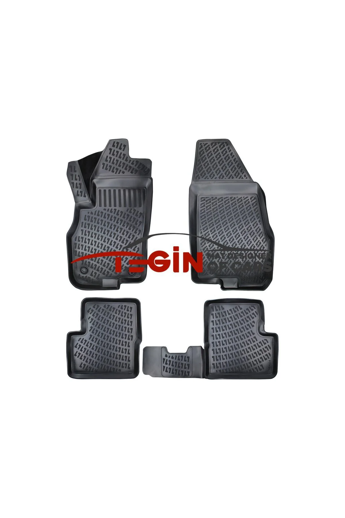 Fiat Punto Evo 2010-2018 Otomatik Siyah 3D Havuzlu Paspas
