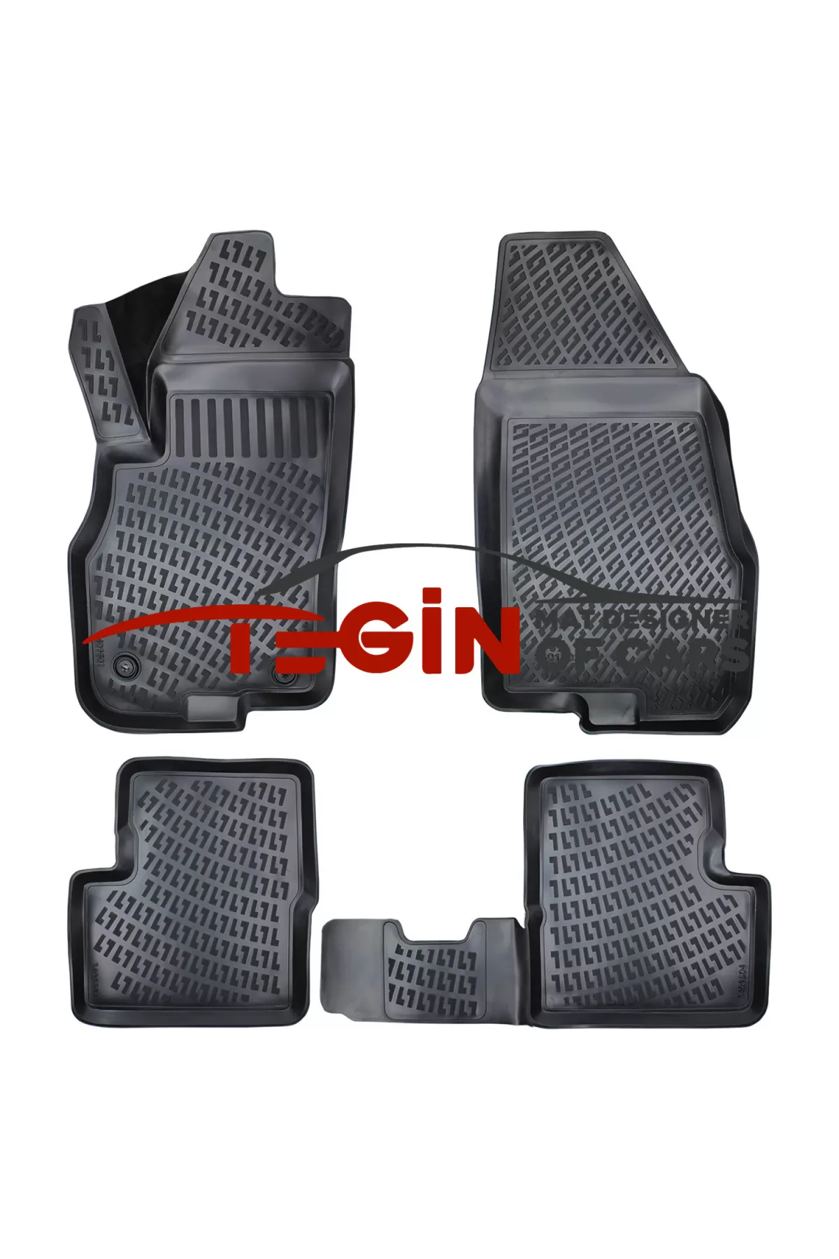 Fiat Punto Evo 2016 3D Havuzlu Paspas Siyah