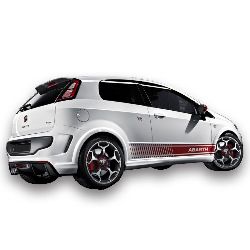 Fiat Punto Uyumlu Evo (2010 Ve Sonrası) Yan Marşpiyel Seti (Plast