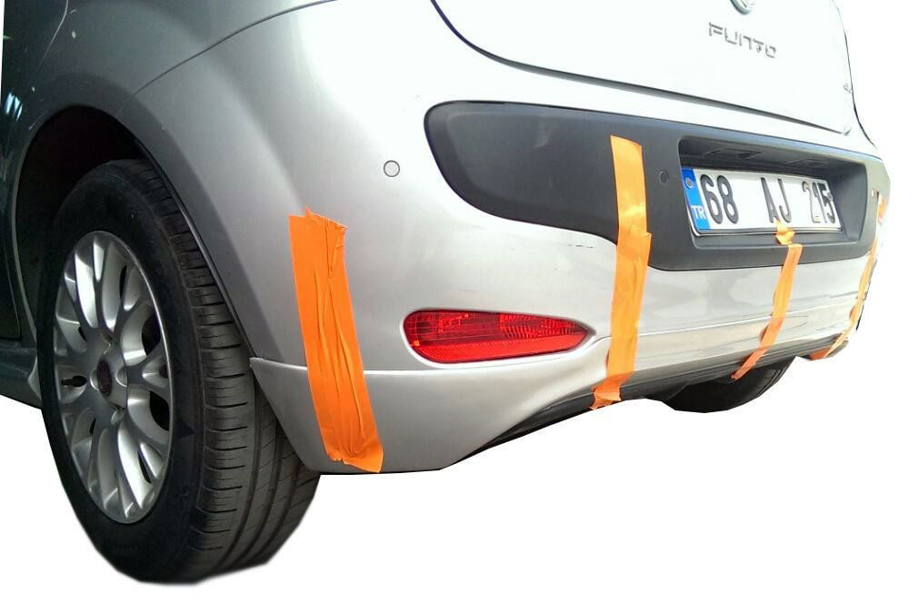Fiat Punto Uyumlu Evo (2010 Sonrası) Arka Tampon Eki - Difüzör (P