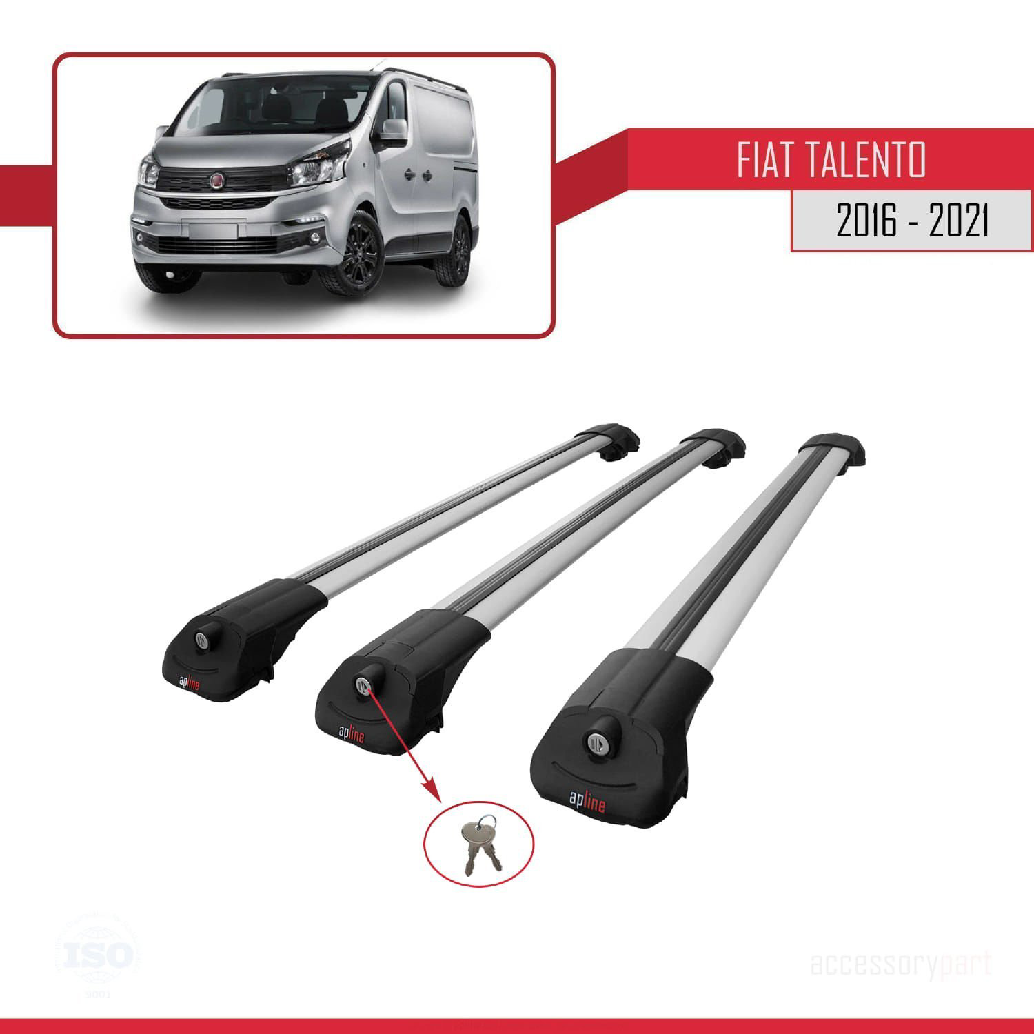 Fiat Talento 2016-2021 Arası ile uyumlu ACE-1 Ara Atkı Tavan Barı Fiyatı, Yorumları ve Özellikleri