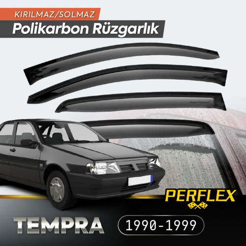 Woody Sofia Fiat Tempra-Tipo 1990-1999 Cam Rüzgarlığı V2 Mugen