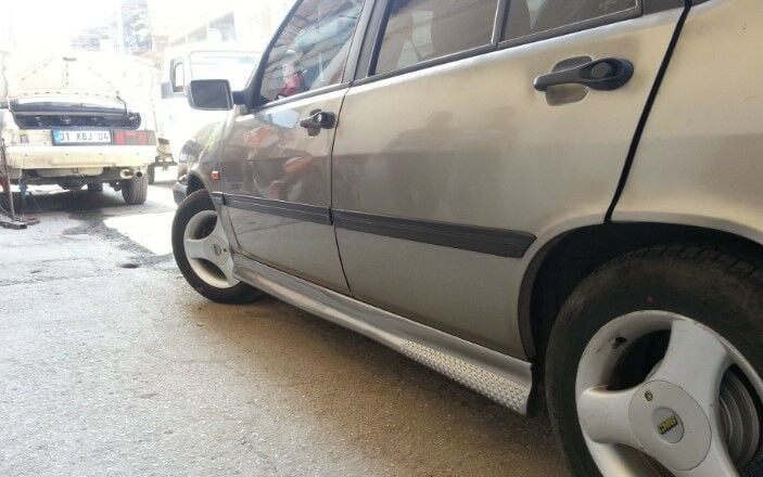 Fiat Tipo Uyumlu Yan Marşpiyel Benekli Model Boyalı Parça Fiat Tipo Uyumlu Yan Marşpiyel Benekli Model Boyalı Parça