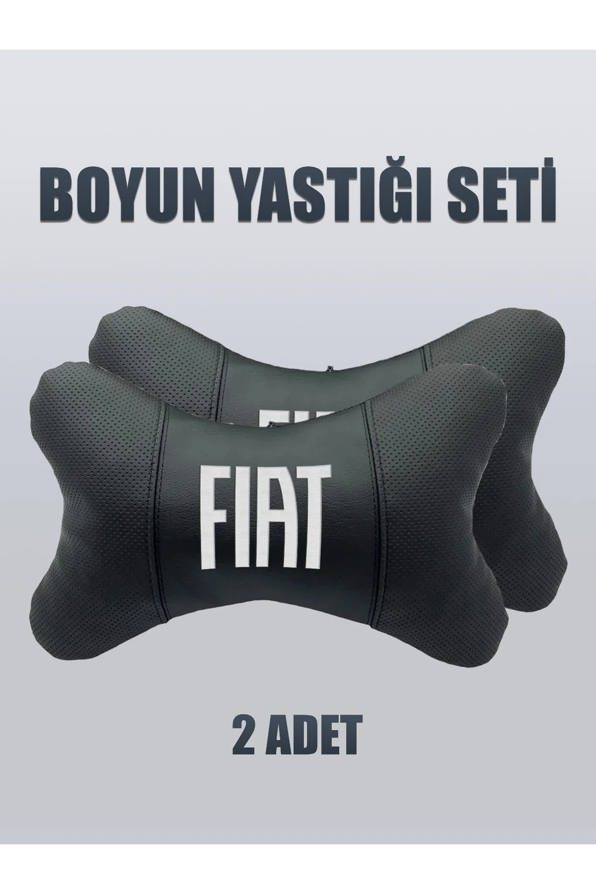Fiat Yeni Logo Beyaz Boyun Yastığı 2 Ad Fiat Yeni Logo Beyaz Boyun Yastığı 2 Ad