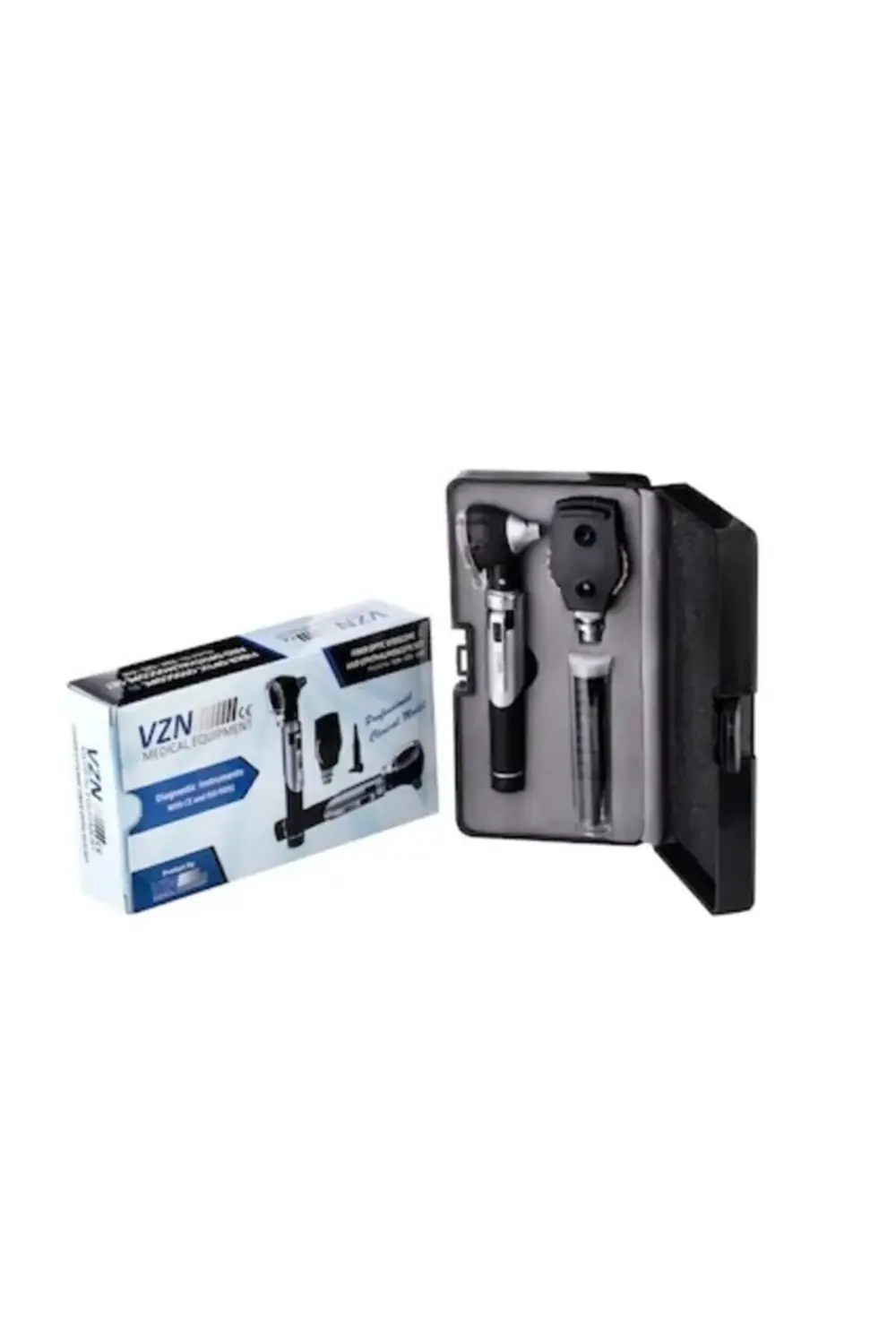 Fiber Optik Otoskop Oftalmaskop Set Ces-e-10