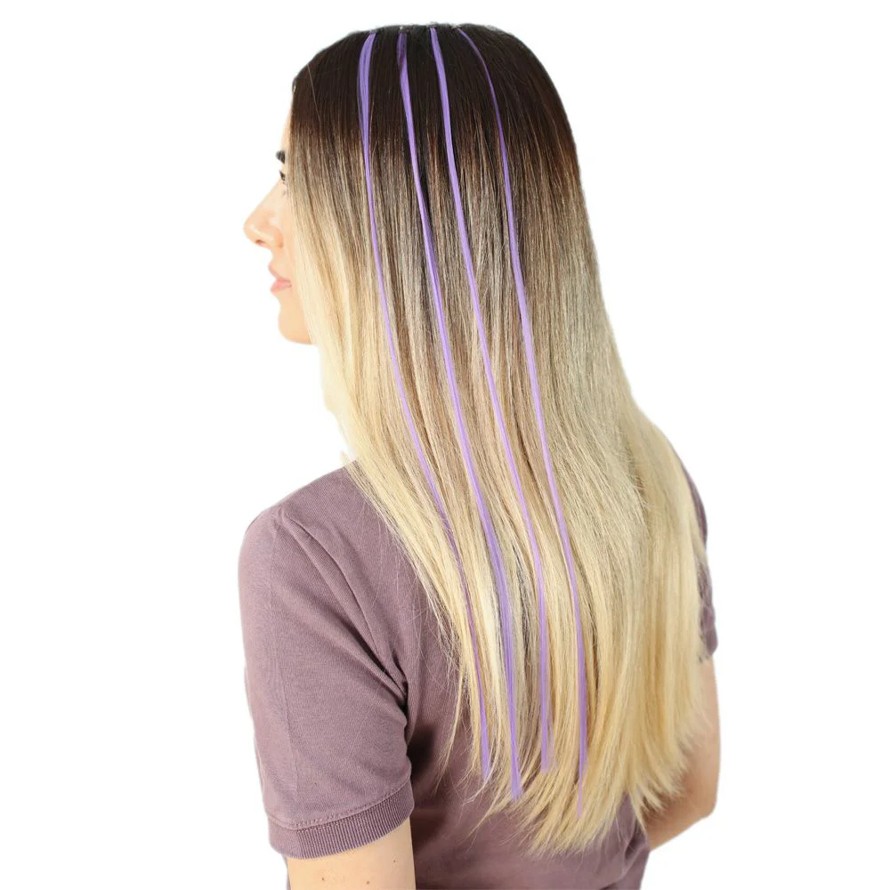 Fiber Sen Boncuk Kaynaklık Renkli  / Lila / 100 Adet
