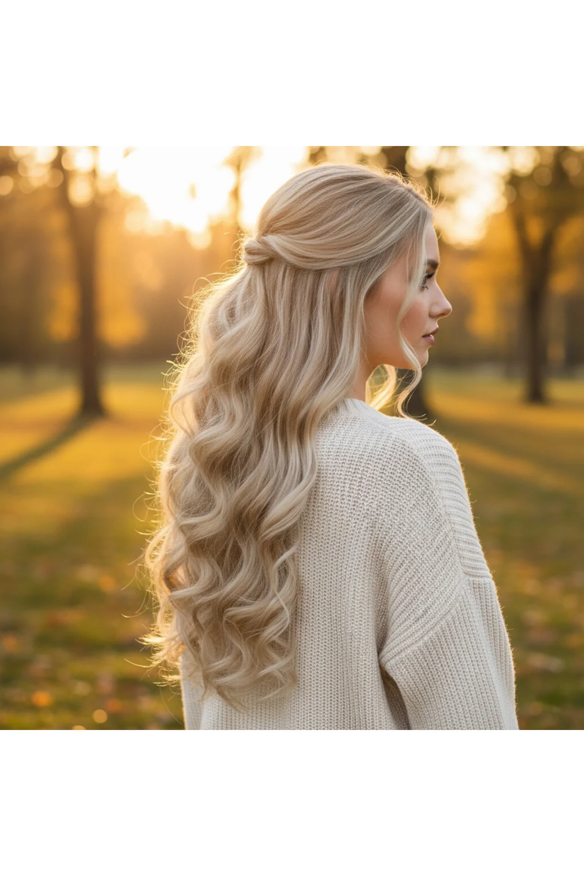 Fiber Sen Dalgalı 8 Parça Çıt Çıt / Kumral Beyaz Platin Röfleli