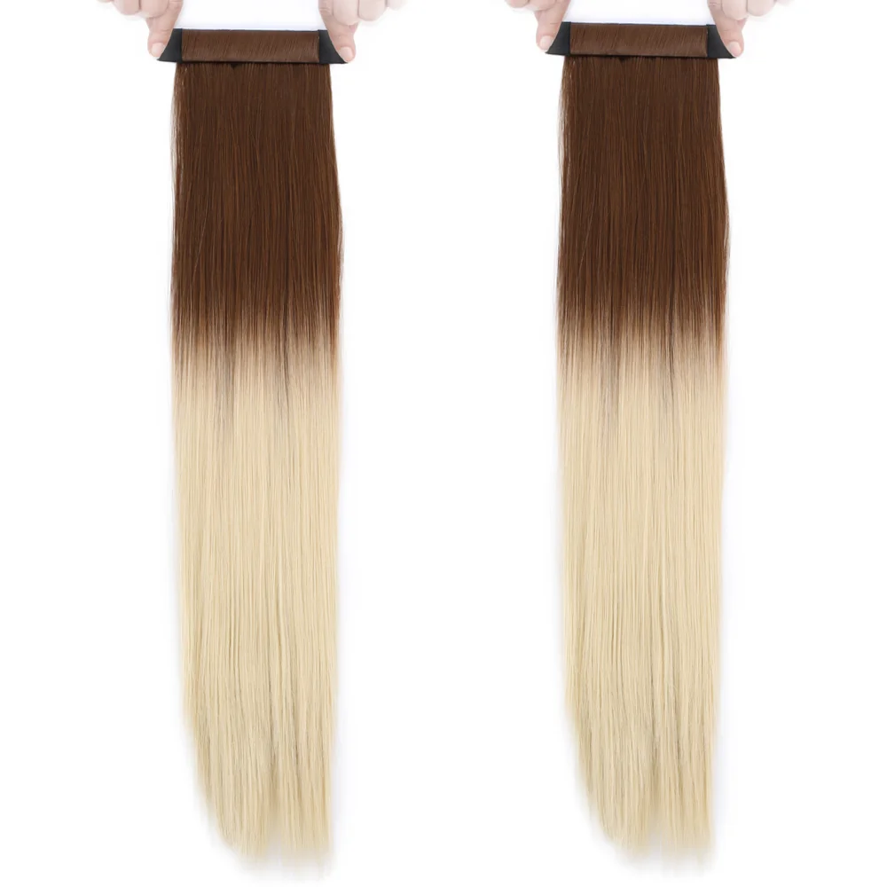 Fiber Sen Sihirli At Kuyruğu / Açık Kumral / Platin Ombreli