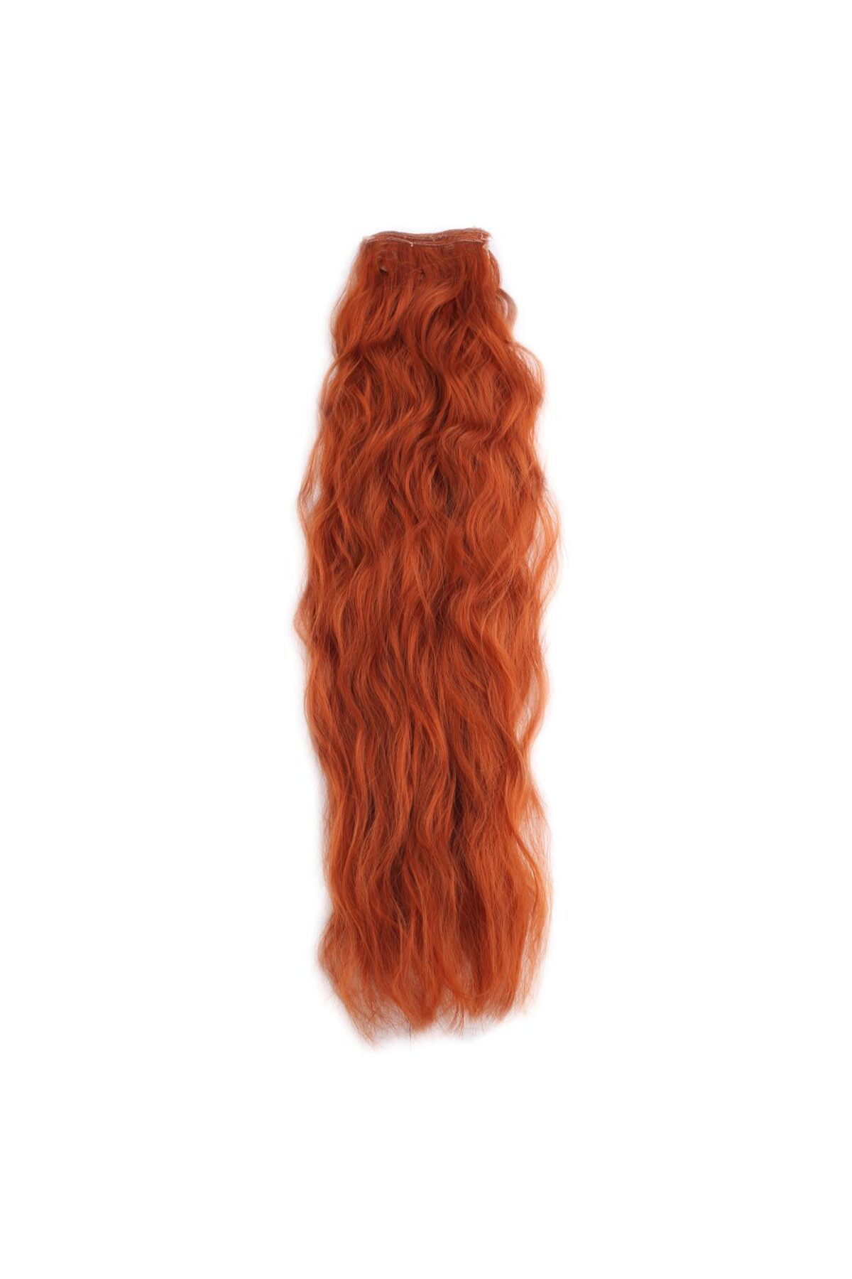 Rise & Shine Fiber Sentetik Kabarık Dalgalı 8 Parça Çıt Çıt / Bakır