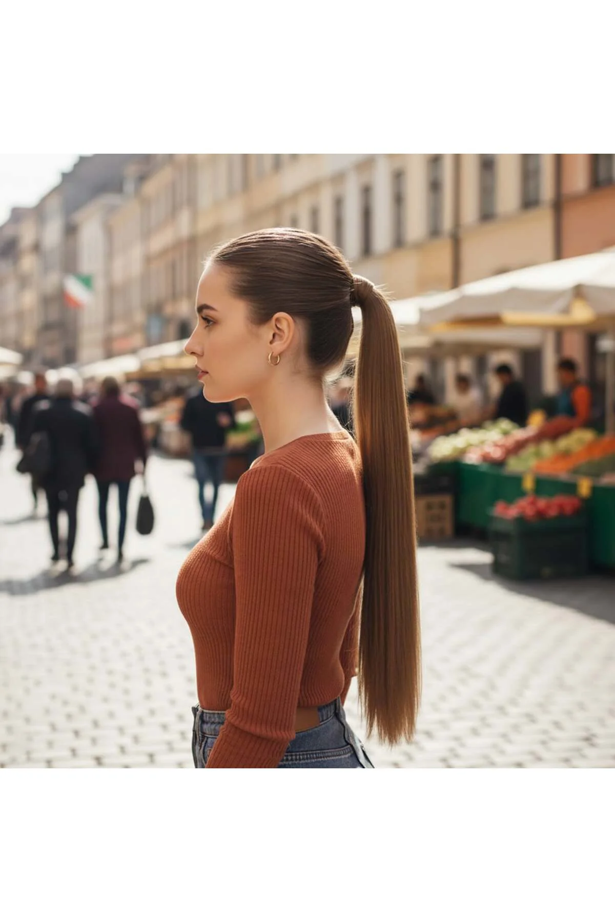 Fiber Sentetik Sihirli At Kuyruğu / Açık Kumral