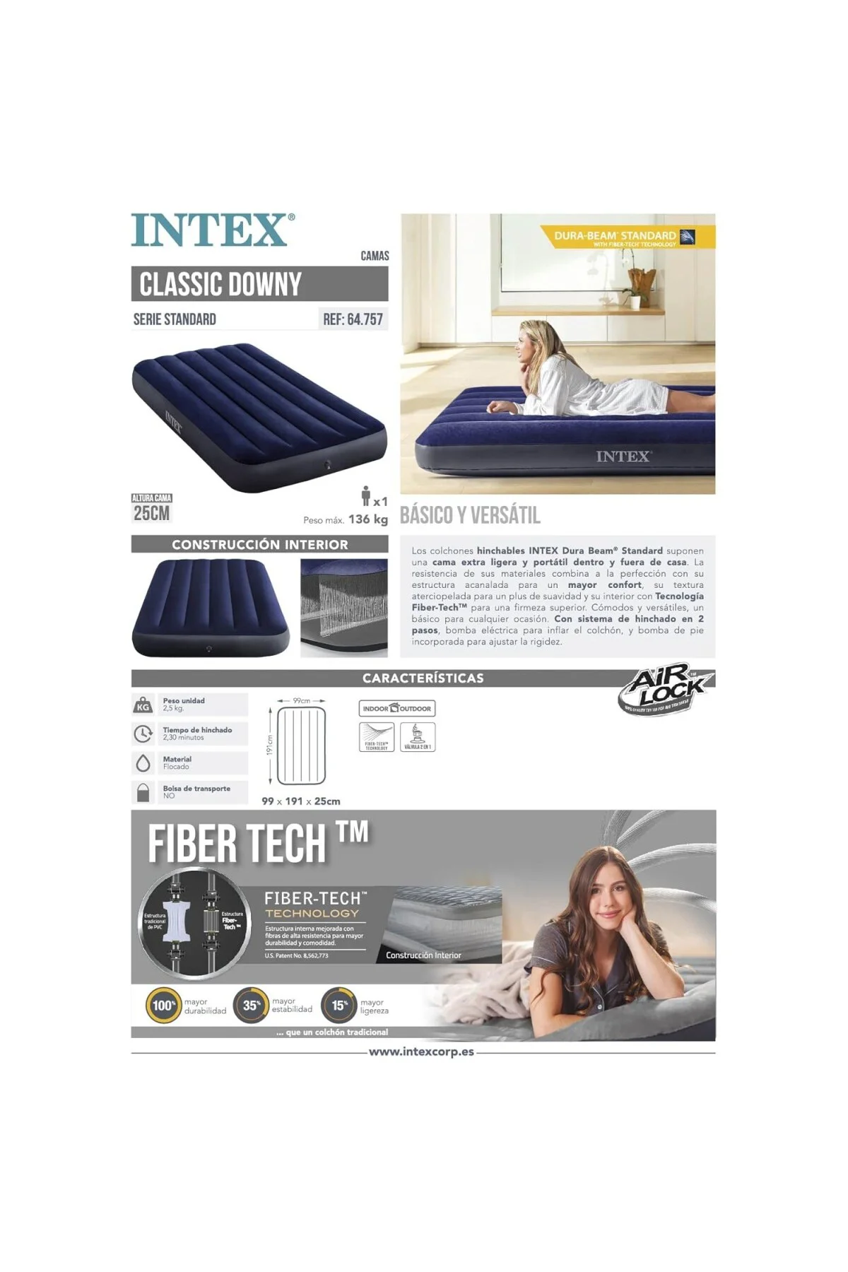 FIBER-TECH KLASIK YATAK 99x191x25cm FIBER-TECH KLASIK YATAK 99x191x25cm