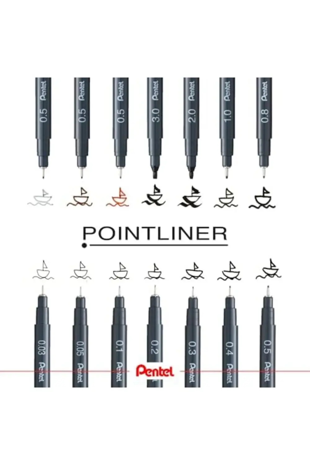 Fiber Uçlu Yazı Kalemi - 0.5 mm. TURUNCU 1174074