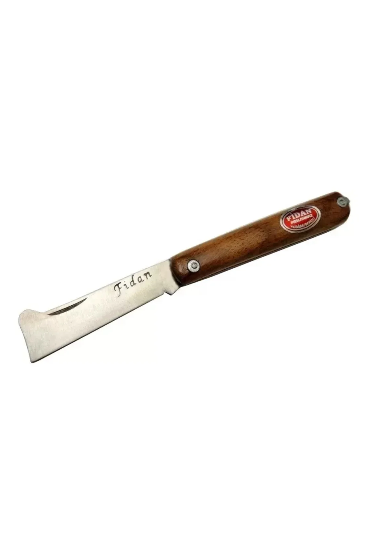 Fidan As 20 Kahverengi Bahçe Aşı Çakısı 18,5cm - Manuel, Ahşap Sa