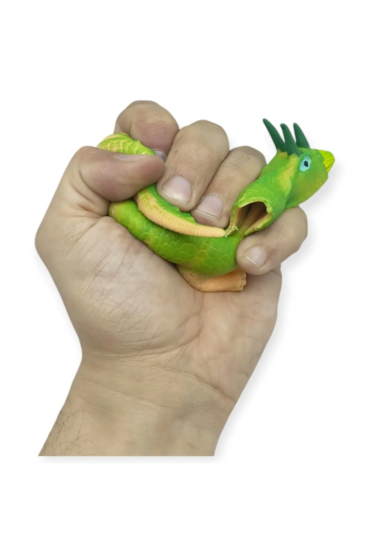 Fidget Oyuncak - Streç Dinazor Figürü 18 cm - Triceraptors (Lisin