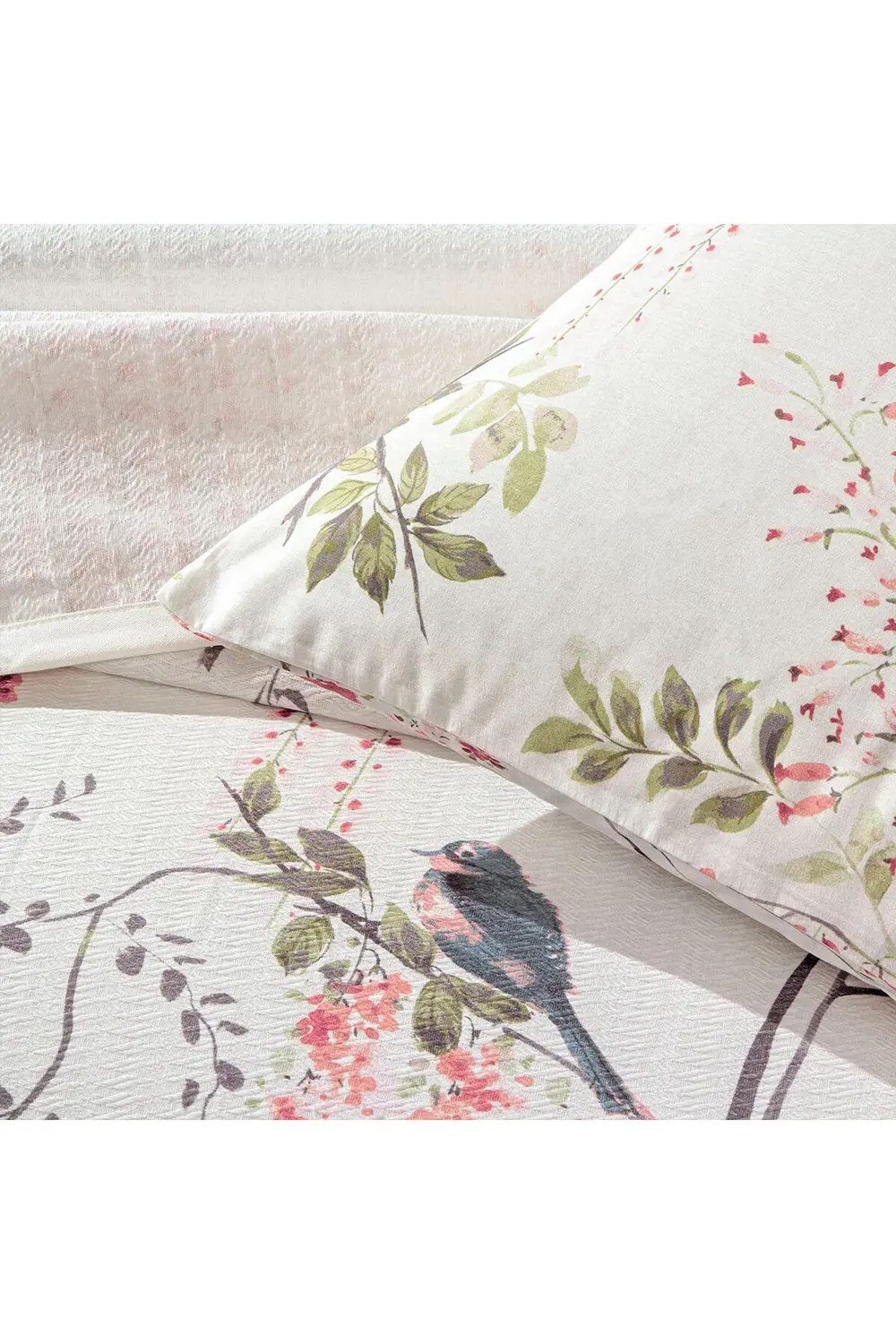 Fiesta Pembe Çift Kişilik Pamuklu Pike Takımı