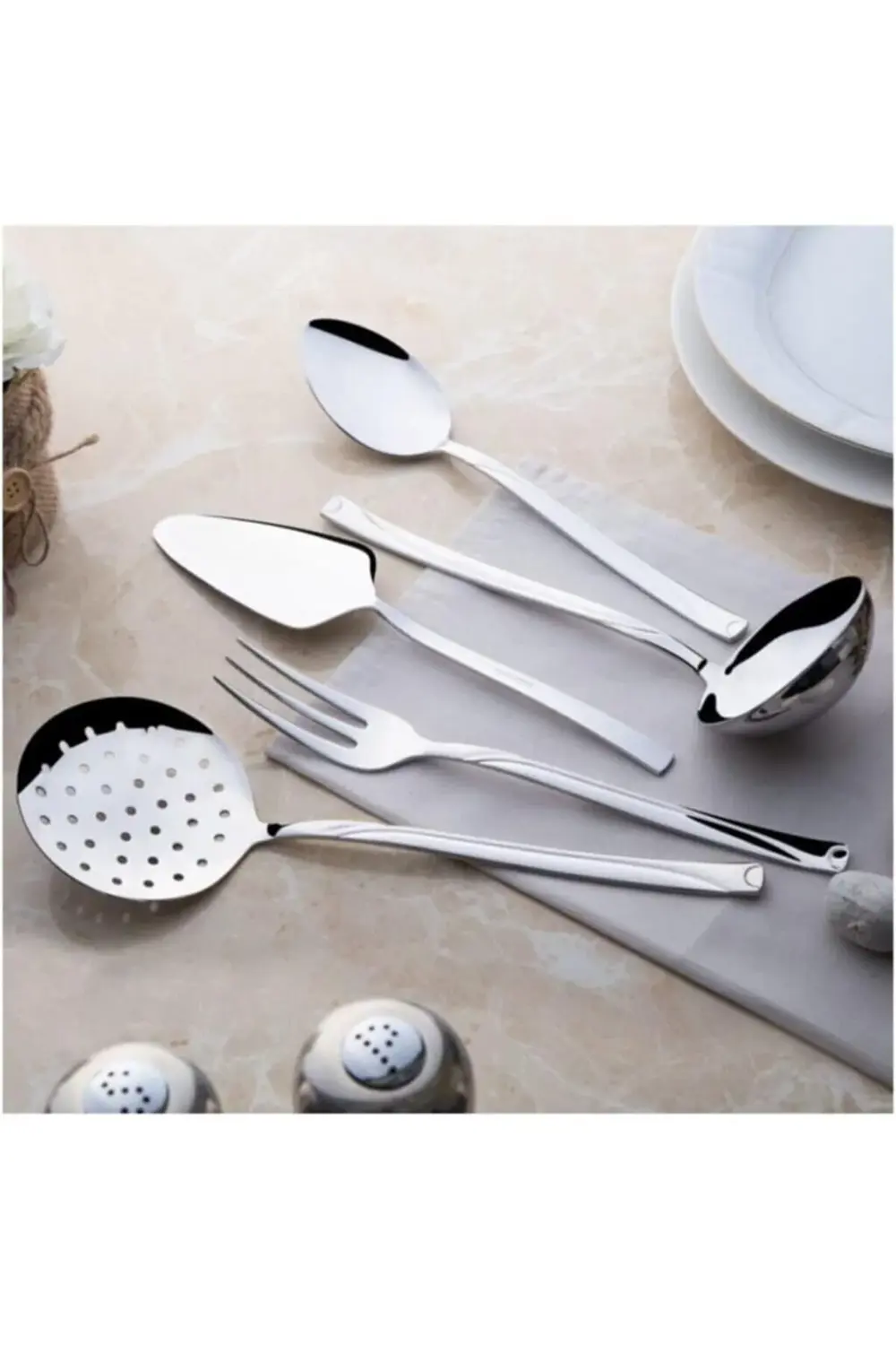 Fiesta Sade 5 Prç Servis Kepçe Takım 395519