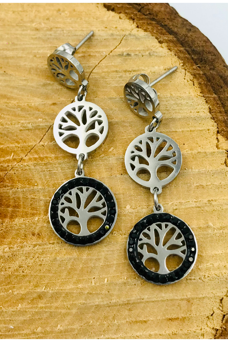 Figürlü Çelik  Küpe