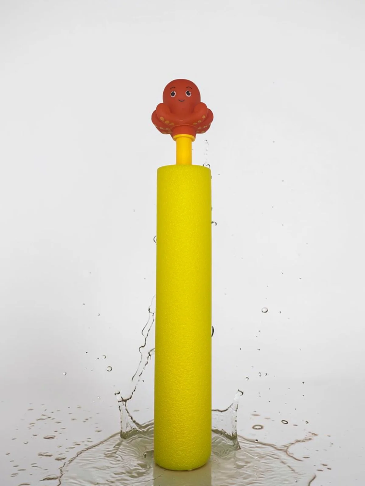 Figürlü Köpük Su Pompası Oyuncağı (45 cm) - Ahtapot - Turuncu Figürlü Köpük Su Pompası Oyuncağı (45 cm) - Ahtapot - Turuncu