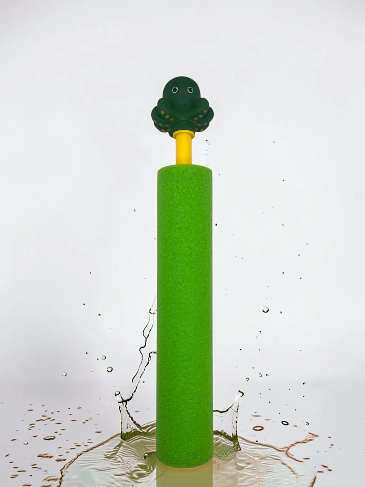 Figürlü Köpük Su Pompası Oyuncağı (45 cm) - Ahtapot - Yeşil Figürlü Köpük Su Pompası Oyuncağı (45 cm) - Ahtapot - Yeşil