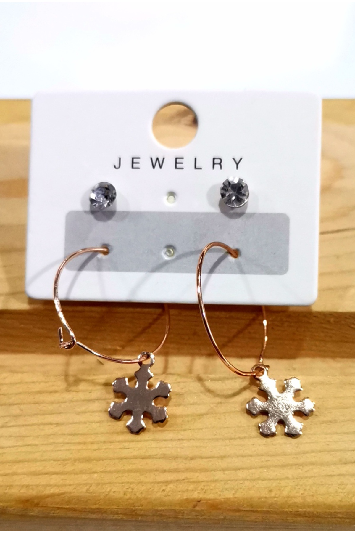 Monalisa Home Figürlü Lüks Kararmaz Küpe