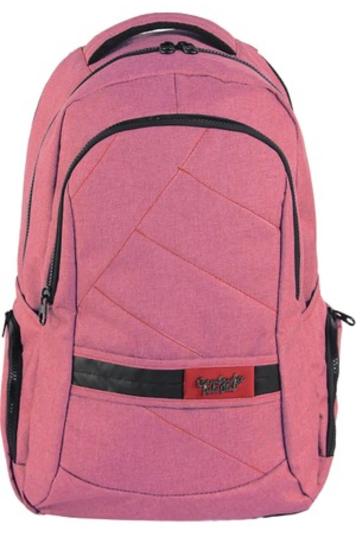 Figürlü Orjinal Su Geçirmez Figürlü Pembe Renk Okul Çantası