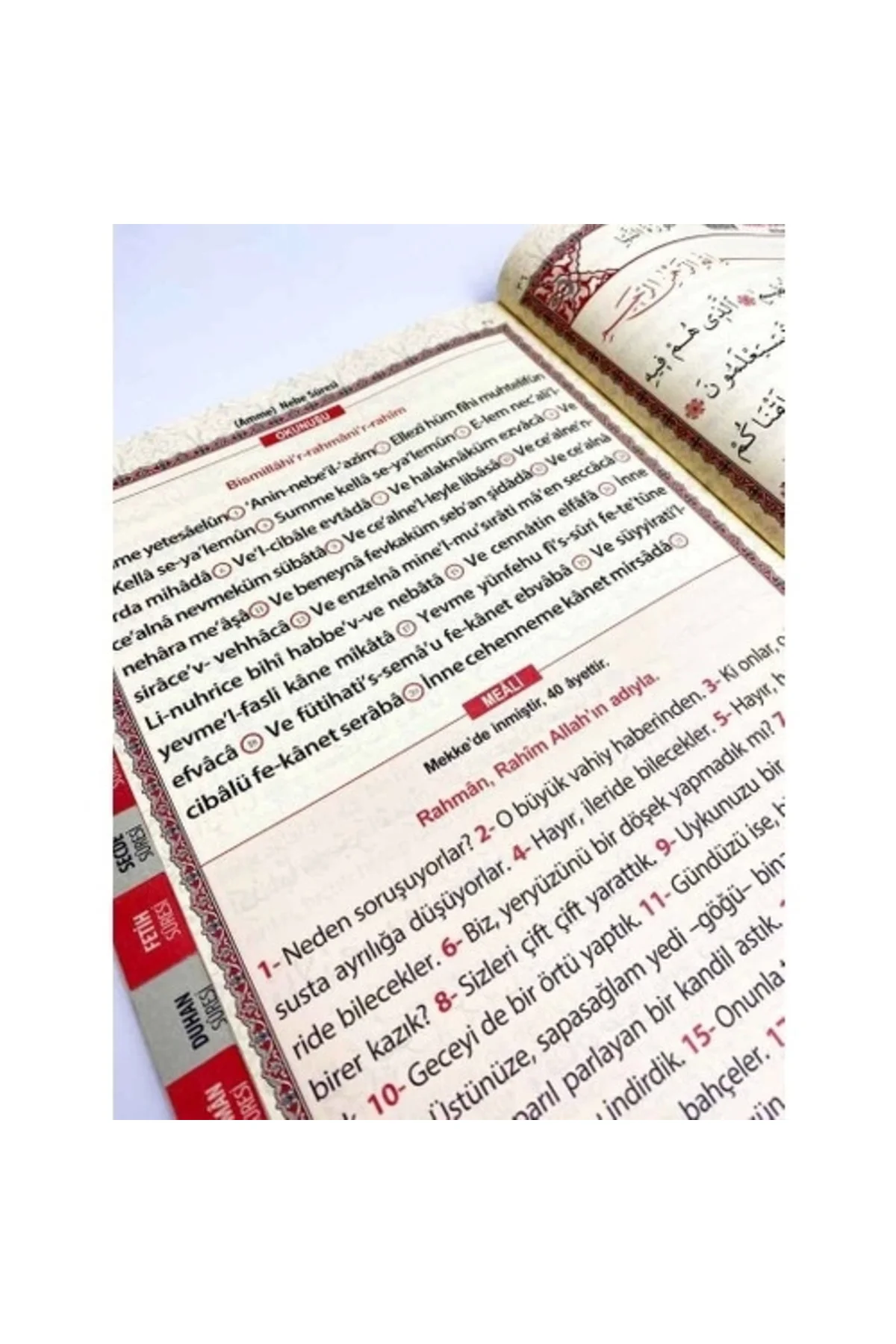 Fihristli 41 Yasin Bilgisayar Hatlı Türkçe Okunuşlu Ve Mealli (OR