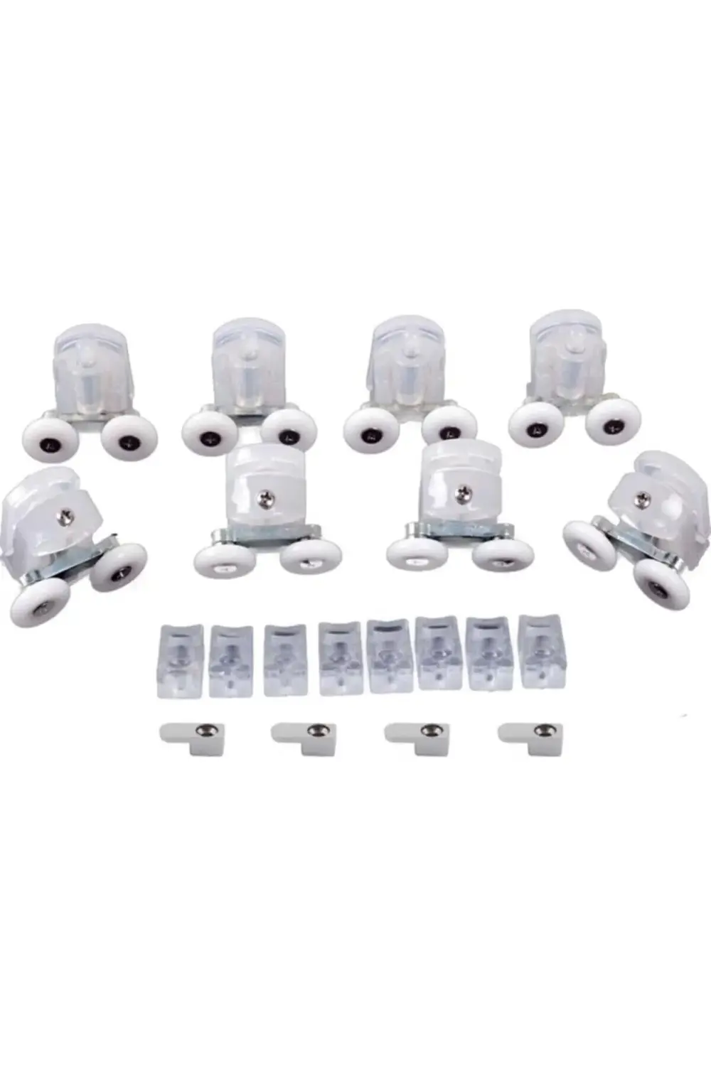 FikirShop Duşakabin Tekerleği Çift Tekerli 8 Li Takım Alt Ve Üst