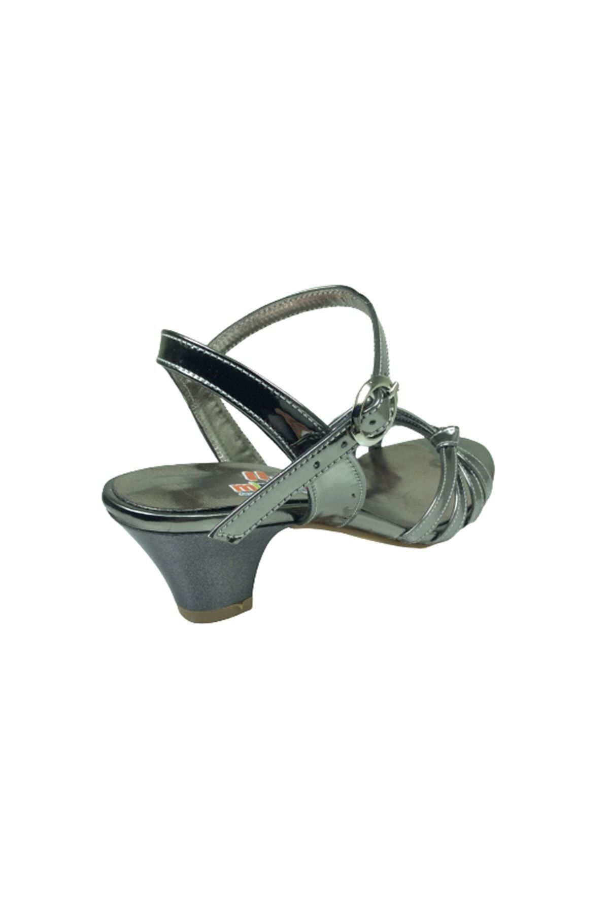 Ortopedikal Fikretbebe Filet Platin Rugan Ayna 4 Bant Geçmeli Toka Kiz Çocuk