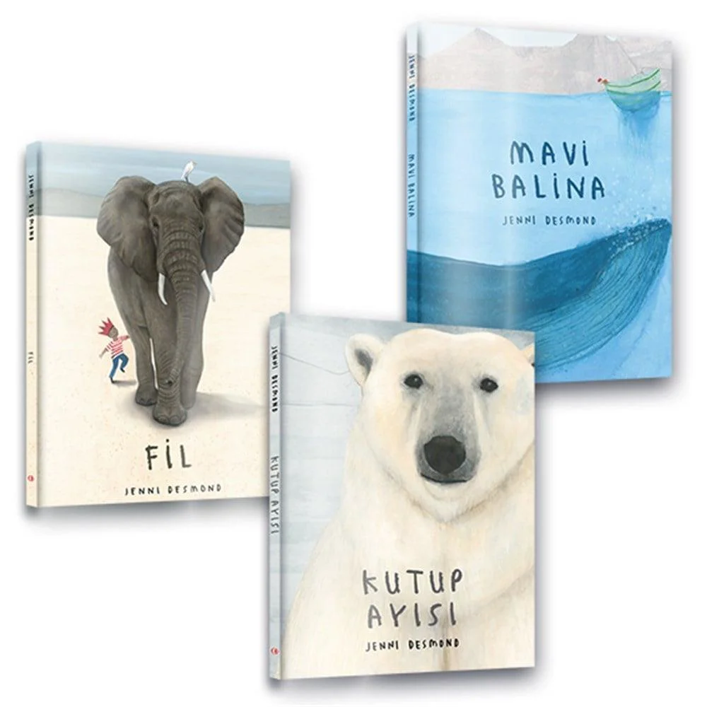 Fil, Kutup Ayısı, Mavi Balina (3'lü Set)