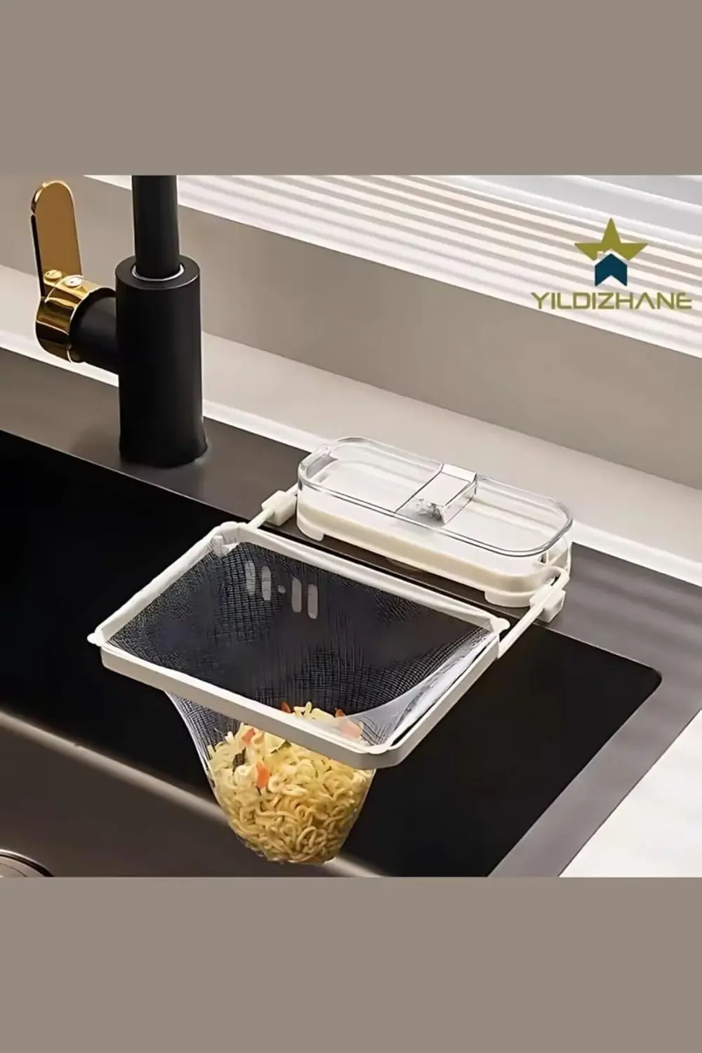 Fileli Pratik Lavabo Süzgeci Vakumlu Beyaz Lavabo Süzgeci 50 Adet