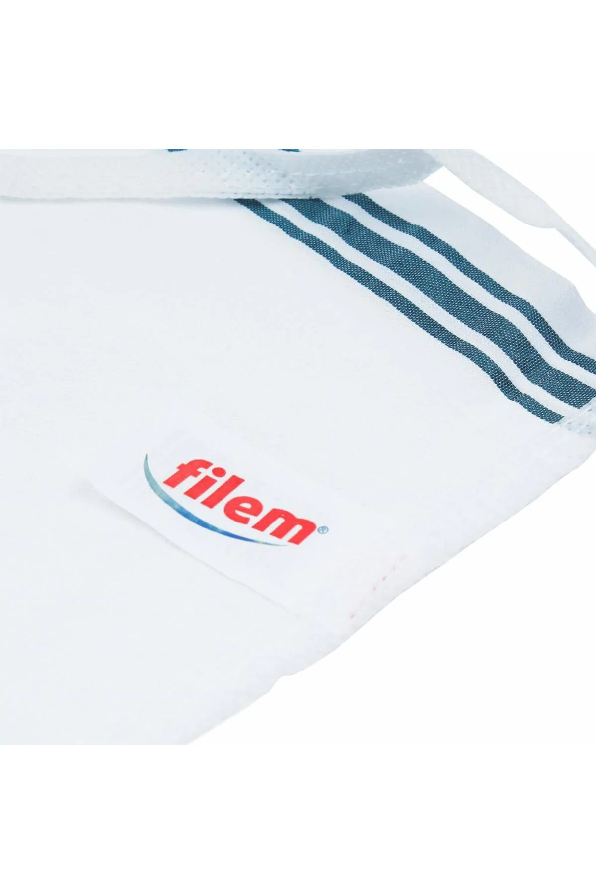 Filem Beyaz Şerit Baskılı 5 Adet Peeling Hamam Banyo Kesesi 16x24