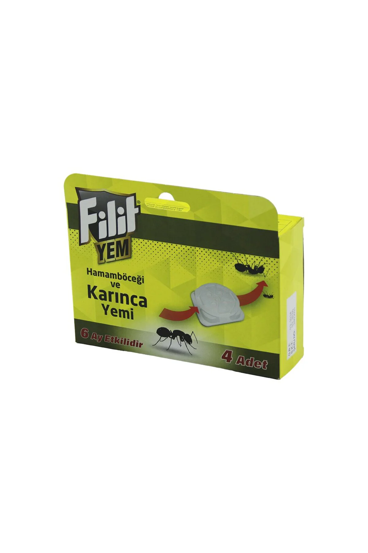Filit 4pcs Karinca - Hamam Böcek Yemi 6ay Etkili - İstasyon Yem: 